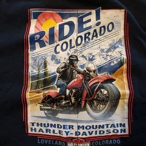 Harley Davidson Thunder Mountain, CO T-Shirt